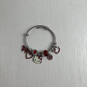 460 Red Hello Kitty Bracelet cute